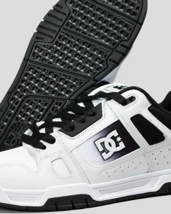 DC Shoes Stag Shoes Black/white Fade New