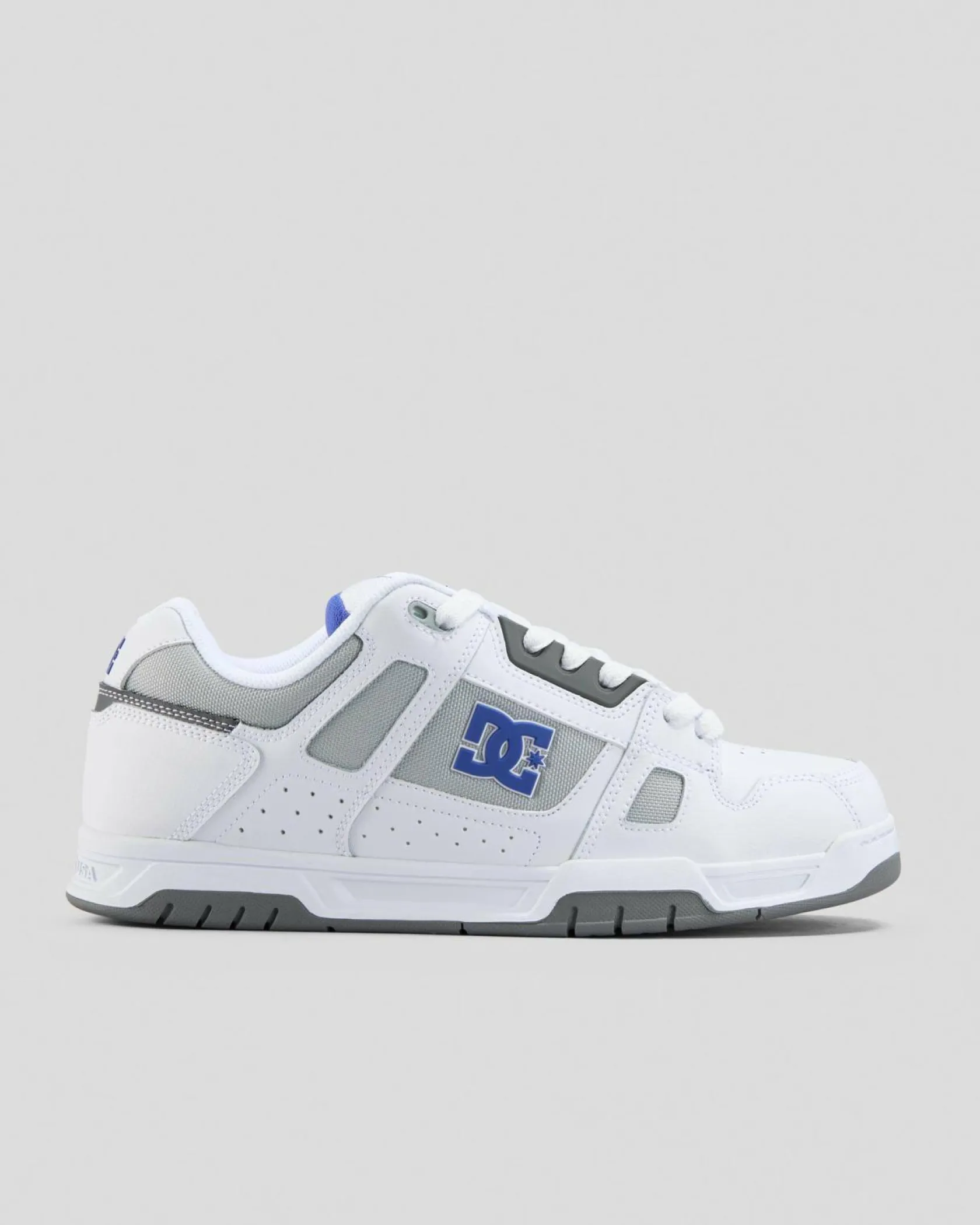 DC Shoes Stag Shoes White/blue/grey Sale