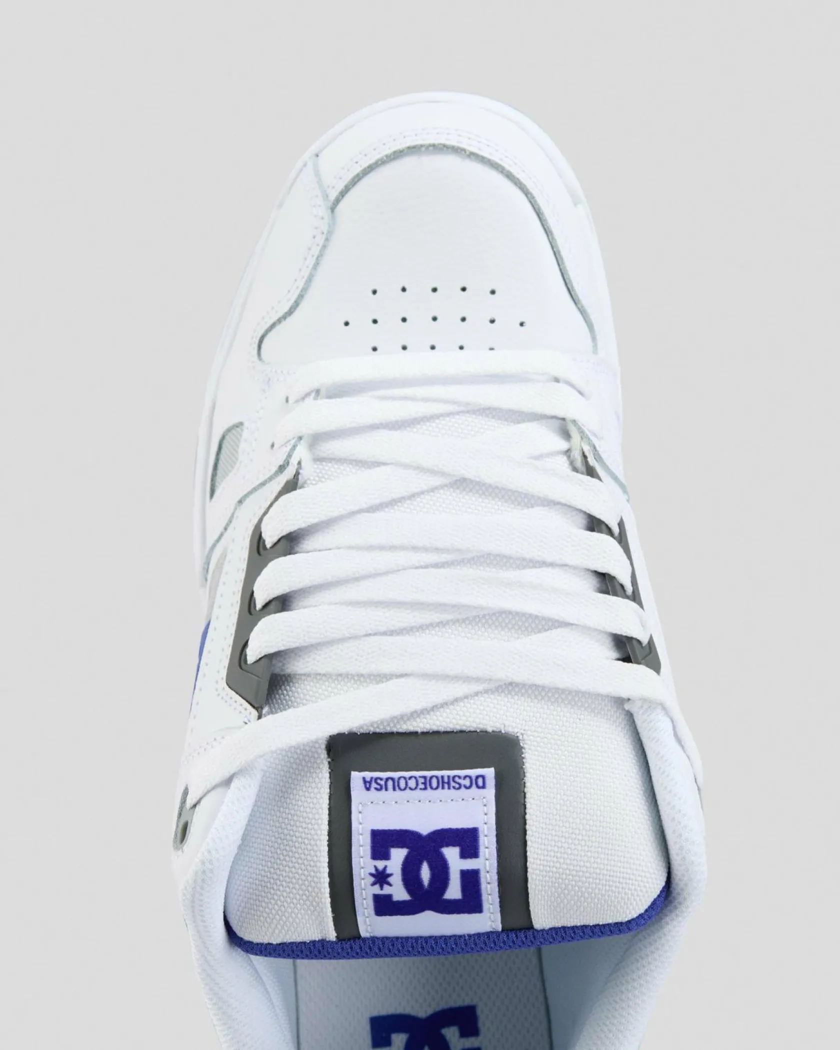 DC Shoes Stag Shoes White/blue/grey Sale