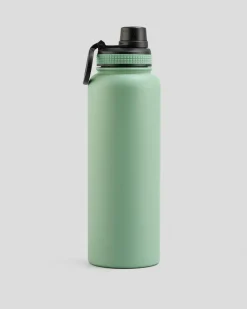 Oasis Stainless Steel 1.1L Challenger Drink Bottle Sage
