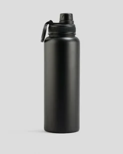 Oasis Stainless Steel 1.1L Challenger Drink Bottle Black New