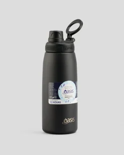 Oasis Stainless Steel 780ml Sports Drink Bottle Black Outlet