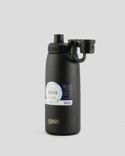 Oasis Stainless Steel 780ml Sports Drink Bottle Black Outlet