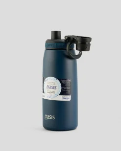 Oasis Stainless Steel 780ml Sports Drink Bottle Navy Clearance