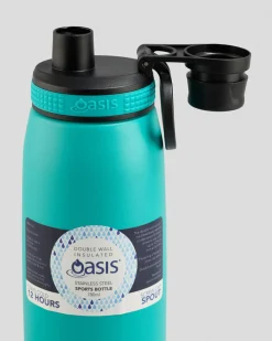 Oasis Stainless Steel 780ml Sports Drink Bottle Turquoise New