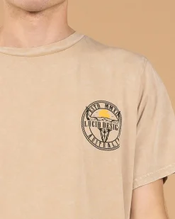 Lucid Stampede T-Shirt Sand Acid Best