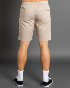 Lucid Stand Walk Shorts Stone Sale