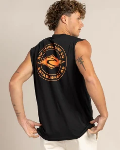 Rip Curl Staple Muscle Tank Black Discount
