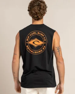 Rip Curl Staple Muscle Tank Black Discount