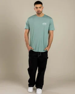 Rip Curl Staple Oval T-Shirt Blue Lagoon