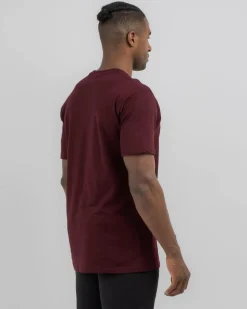 AS Colour Staple T-Shirt Burgundy New