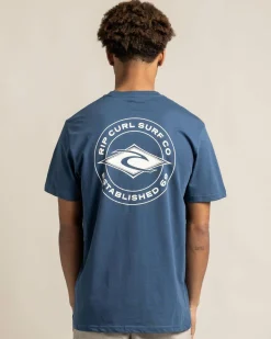 Rip Curl Staple T-Shirt Light Navy Online