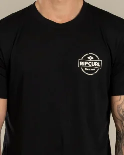 Rip Curl Staple T-Shirt Black/off White Best