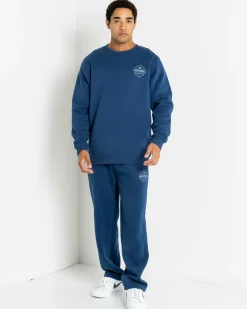 Rip Curl Stapler Crew Sweatshirt Washed Navy Discount
