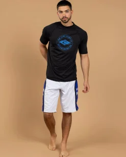 Rip Curl Stapler Short Sleeve Rash Vest Black Outlet
