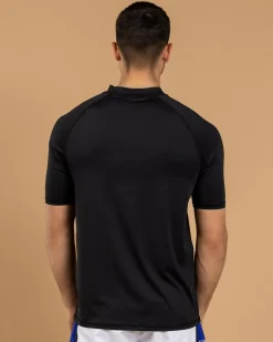 Rip Curl Stapler Short Sleeve Rash Vest Black Outlet