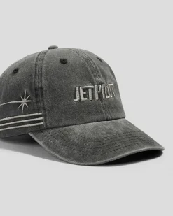 Jetpilot Star Strapback Cap Black Acid New