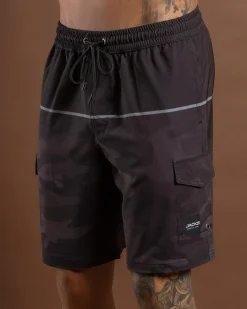 Jacks Stash Board Shorts Black/ Camo