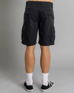 Lucid Stationed Walk Shorts Washed Asphalt Online