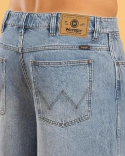 Wrangler Steezy Baggy Shorts Utah Blues