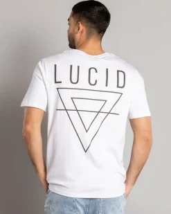 Lucid Stenciled T-Shirt White Online