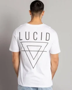 Lucid Stenciled T-Shirt White Online