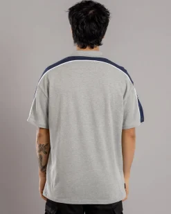 Rusty Straight Shooter Polo Shirt Grey Marle Online