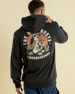 The Mad Hueys Stranded Cookedaburra Heavy Hoodie Vintage Black Online
