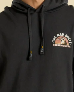 The Mad Hueys Stranded Cookedaburra Heavy Hoodie Vintage Black Online