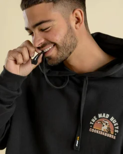 The Mad Hueys Stranded Cookedaburra Heavy Hoodie Vintage Black Online