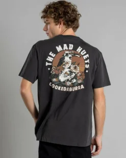 The Mad Hueys Stranded Cookedaburra T-Shirt Vintage Black Hot