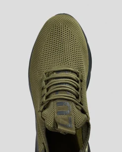 Lucid Stratford Shoes Dark Olive/black Clearance