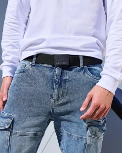 Dexter Stretch Web Belt Black Clearance