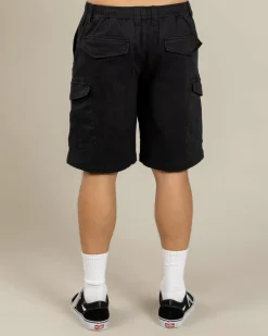 Dexter Strike Walk Shorts Washed Black