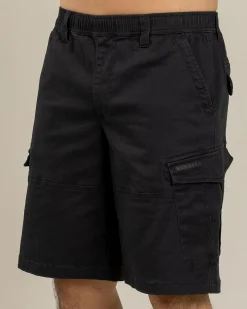 Dexter Strike Walk Shorts Washed Black