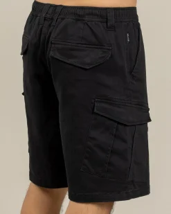Dexter Strike Walk Shorts Washed Black