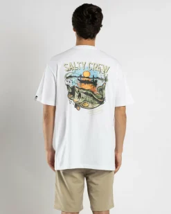 Salty Crew Striker Standard T-Shirt White
