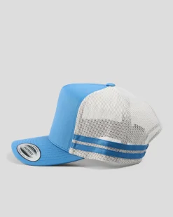 Flexfit Stripe Cap Blue Steel/silver Outlet