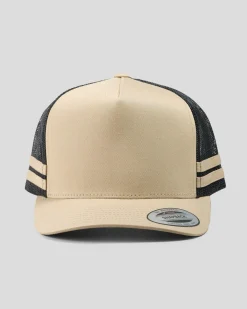 Flexfit Stripe Cap Khaki/black Hot