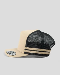 Flexfit Stripe Cap Khaki/black Hot