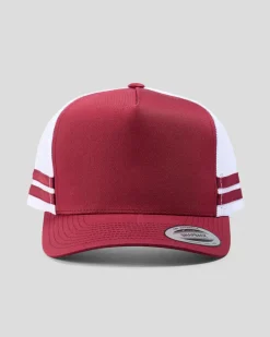 Flexfit Stripe Cap Maroon/white Online