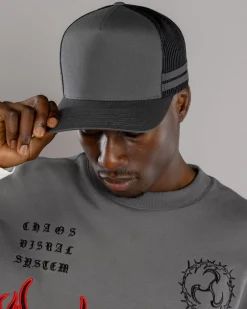 Flexfit Stripe Cap Charcoal/black Online