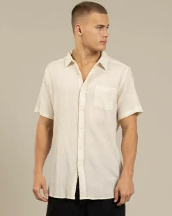 Jacks Structure Short Sleeve Shirt White Best