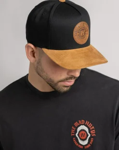 The Mad Hueys Suede Hueys Snapback Cap Black Best