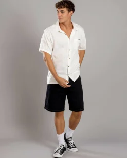 Billabong Sundays Jacquard Short Sleeve Shirt Off White Best