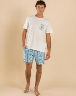 Billabong Sundays Lay Back Board Shorts Blue Shadow Online