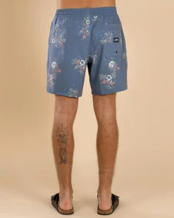 Billabong Sundays Lay Back Board Shorts Steel Blue New
