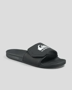 Quiksilver Sunset Adjust Slides Black Best