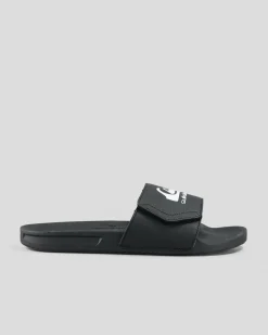 Quiksilver Sunset Adjust Slides Black Best