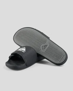 Quiksilver Sunset Adjust Slides Black Best
